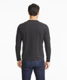 Model wearing a Black Ultrasoft Long-Sleeve Tee
