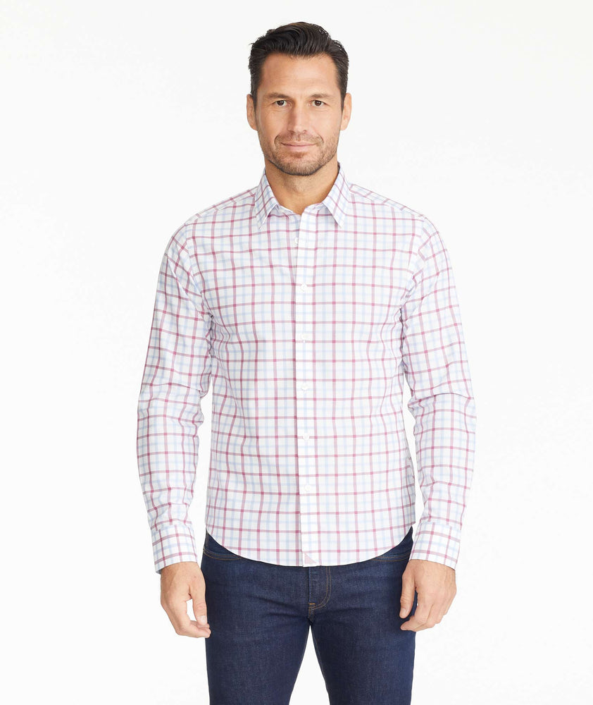 Model wearing a Wrinkle-Free Cantaberra Shirt