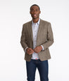 Model wearing a Grey Wool-Cashmere Diamond Hill Sport Coat - FINAL SALE