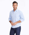 Model wearing a Light Blue Classic Cotton Kvint Shirt