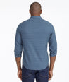 Model wearing a Teal Blue Classic Cotton Palmer Shirt