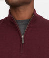 Merino Wool Quarter Zip Sweater