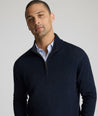 Merino Wool Quarter Zip Sweater