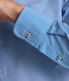 Model is wearing UNTUCKit Cadetto in wrinkle free.