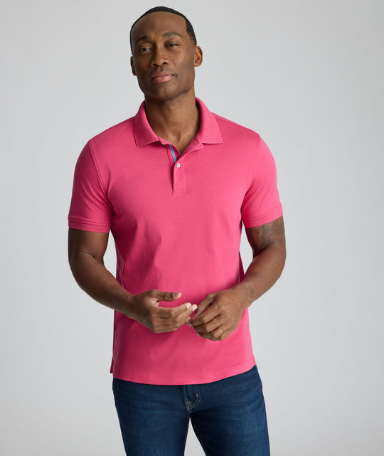 Wrinkle-Free Damaschino Polo