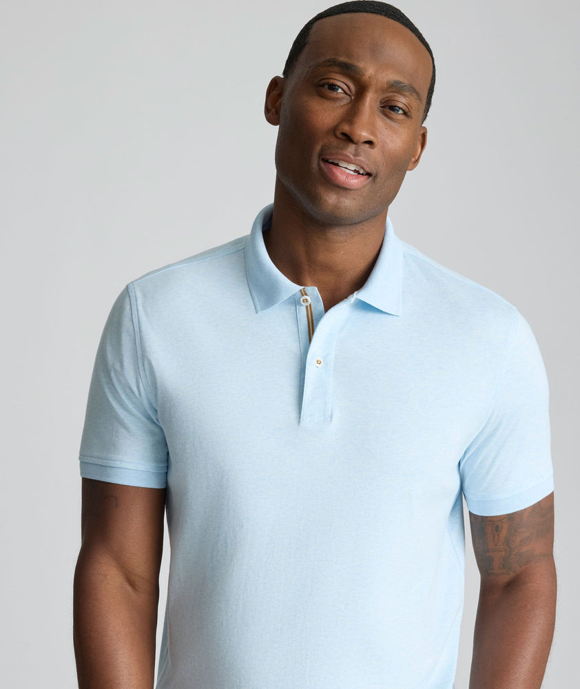 Wrinkle-Free Damaschino Polo