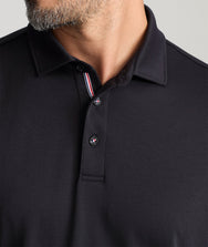 Wrinkle-Free Damaschino Long-Sleeve Polo Zoom