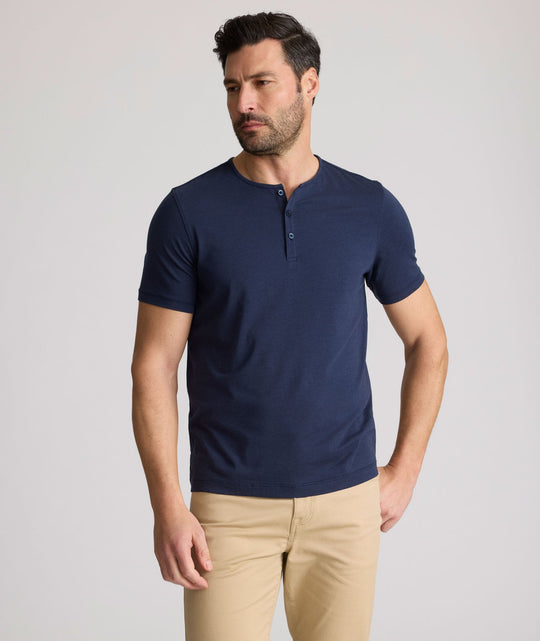 EcoSoft™ Long-Sleeve Henley