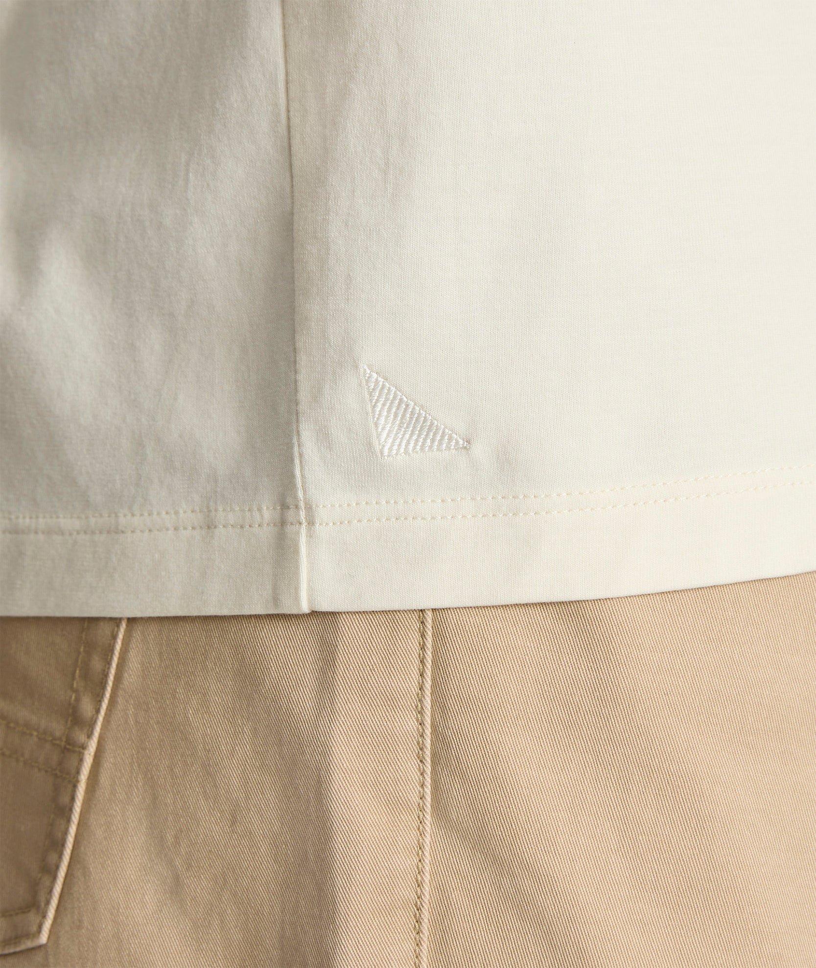 EcoSoft™ Short-Sleeve Henley Ecru | UNTUCKit UK