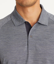 Heathered Performance Polo Zoom