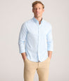 Model is wearing UNTUCKit CottonTek™ Harland Shirt. 
