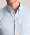 Model is wearing UNTUCKit CottonTek™ Harland Shirt. 