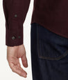 Model is wearing UNTUCKit Flannel Hemsworth Shirt in Flannel Hemsworth Shirt.