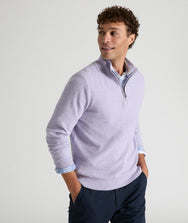 Cotton Quarter-Zip Sweater