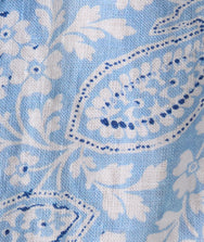 Linen Short-Sleeve Turner Shirt Zoom