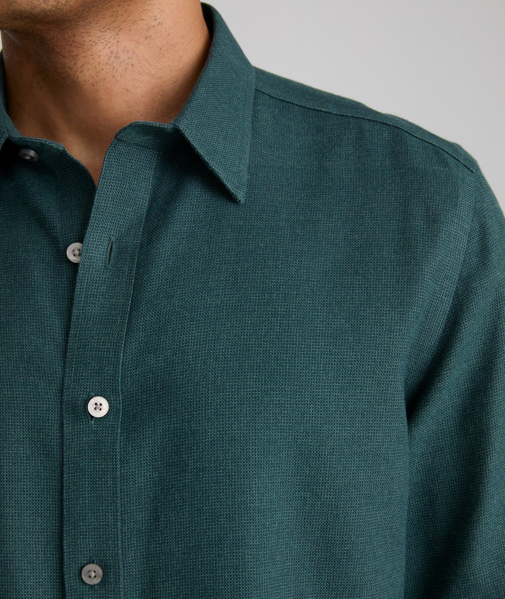 Wrinkle-Free Veneto Shirt Dark Green | UNTUCKit UK