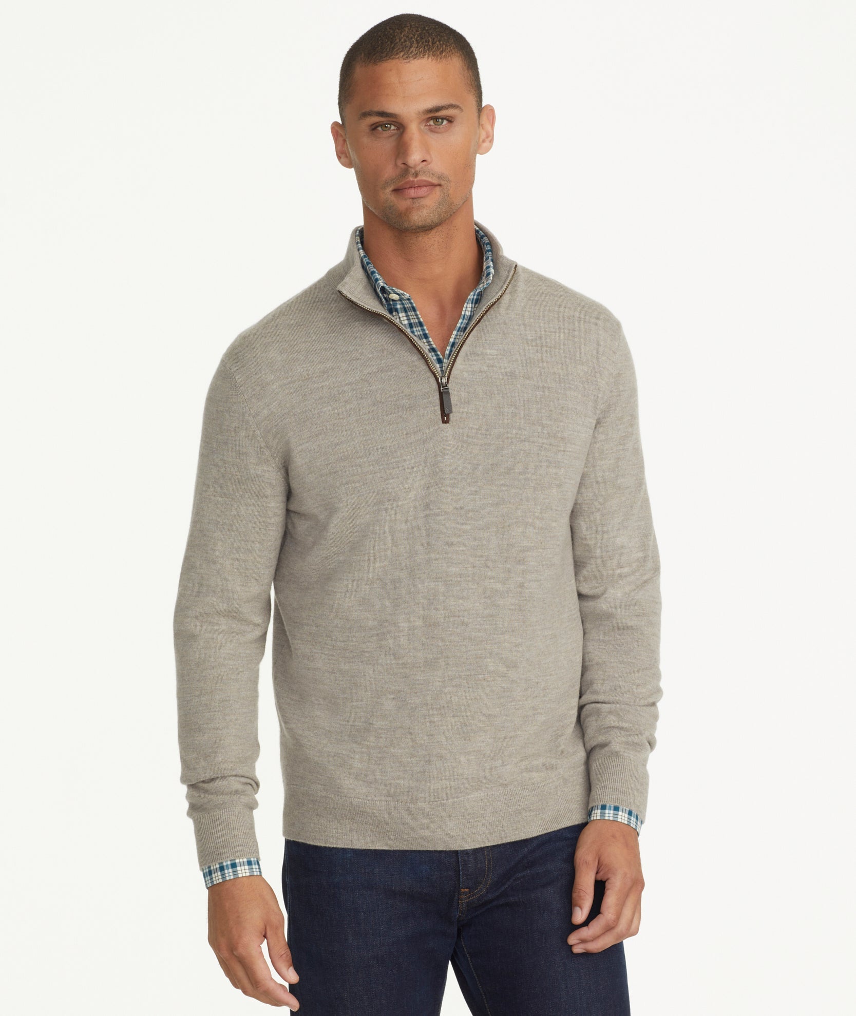 Merino on sale quarter zip