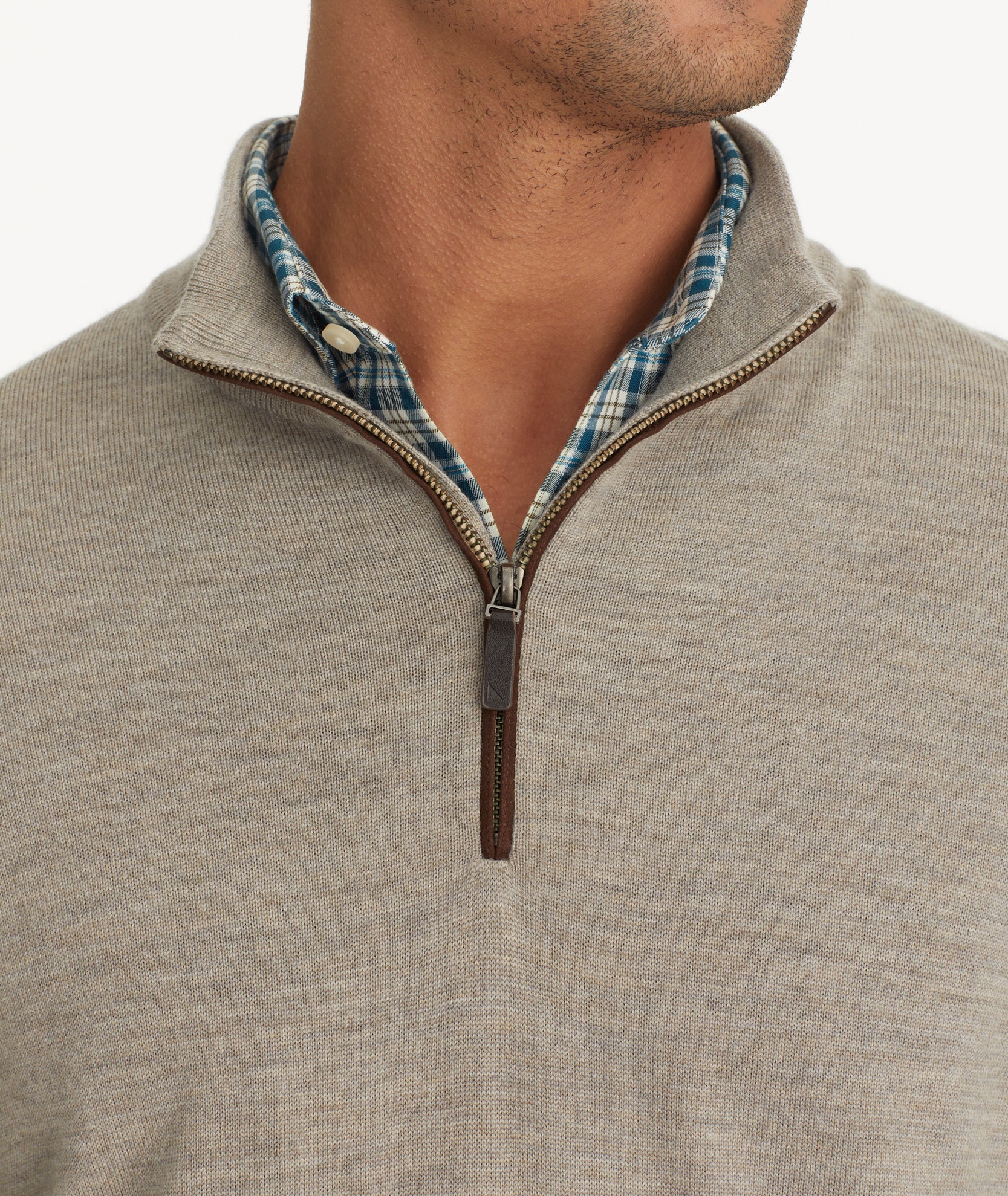 Merino wool zip hot sale up sweater