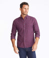 Model wearing a Black Flannel Calder Shirt