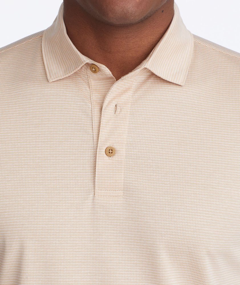 Wrinkle-Free Damaschino Jacquard Polo