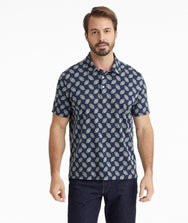 Wrinkle-Free Printed Polo