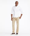 Model wearing a Tan 5-Pocket Pants