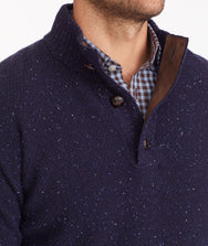 Button-Neck Donegal Sweater Zoom