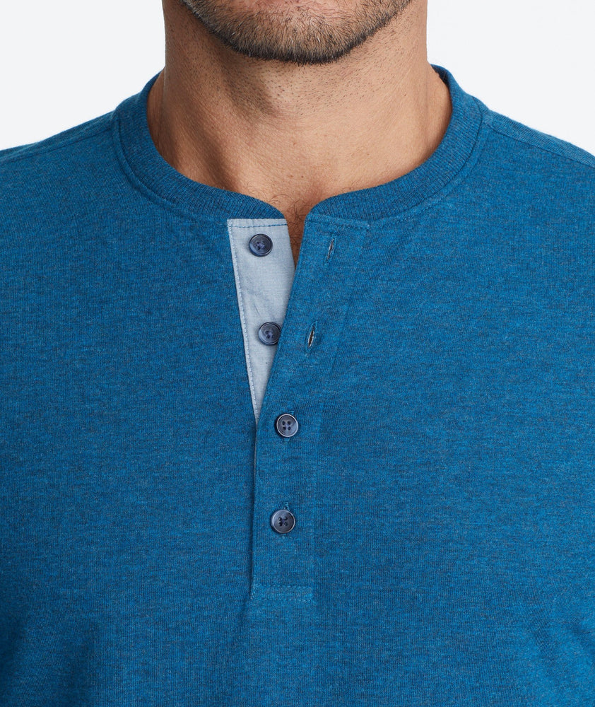 Double-Faced Long-Sleeve Henley