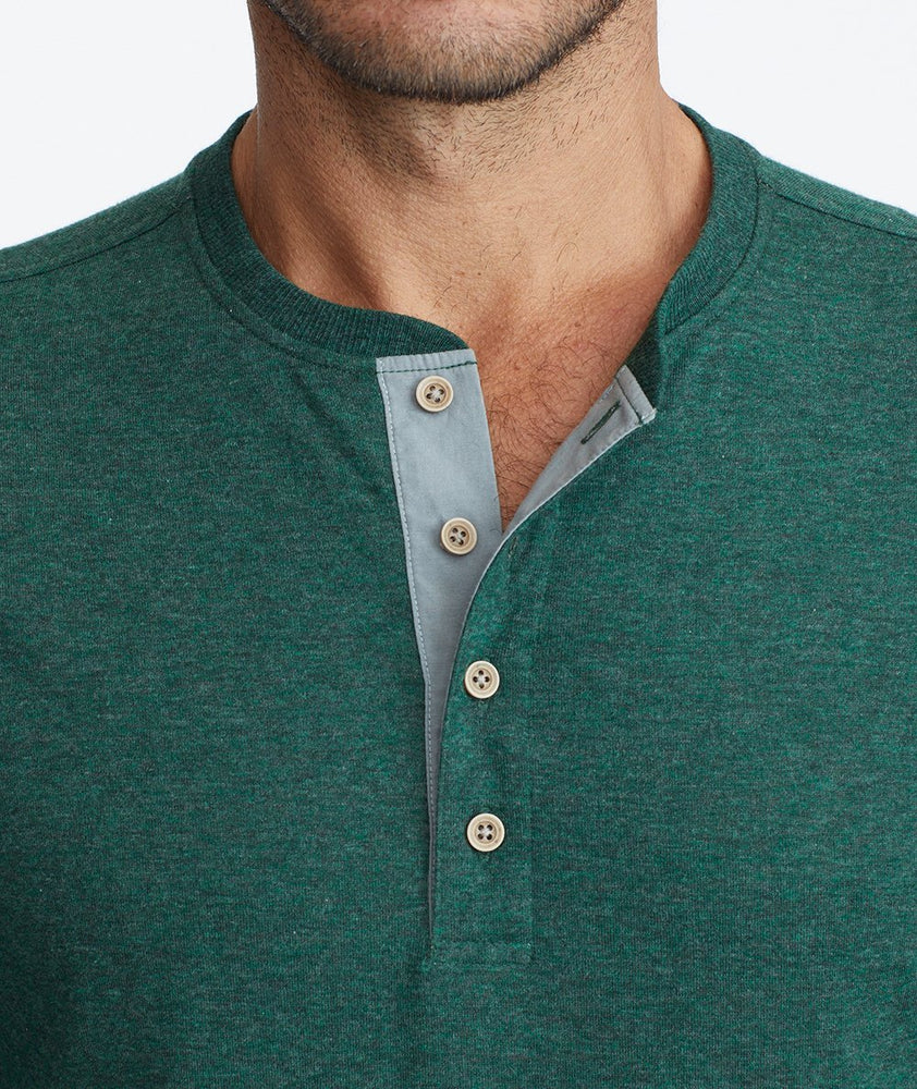 Double-Faced Long-Sleeve Henley