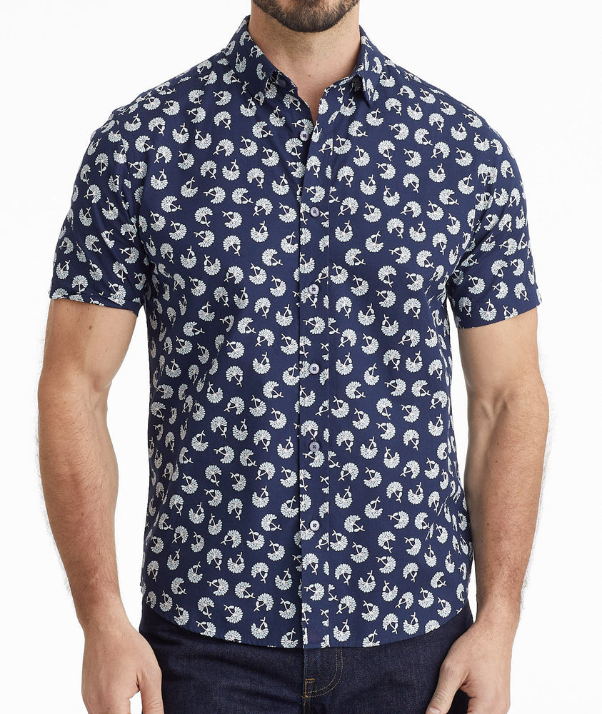 Classic Cotton Short-Sleeve Pinon Shirt