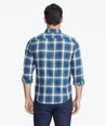 Model wearing a Navy Classic Cotton Preston Ridge Shirt