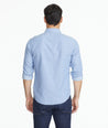 Model wearing a Light Blue Classic Cotton Priam Shirt