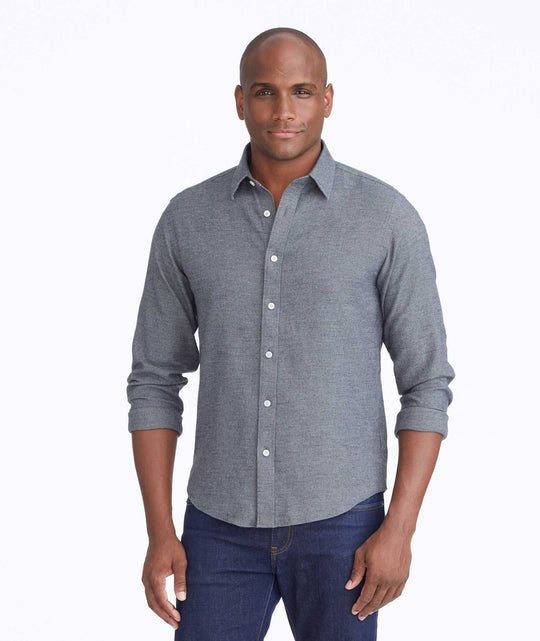 Men's untucked dress shirts best sale