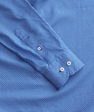 Classic Cotton Shirt with Geo Print Zoom